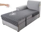Genina L Shape Couch Cover, Sectional Couch Chaise Covers, Waterproof Washable by Genina