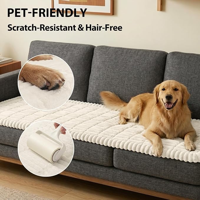 Fixwal Waterproof Flannel Dog Couch Cover, 27.6" x 88", Non-Slip Backing - Image 6