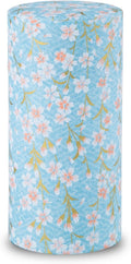 Tea caddy for loose leaf tea japanese washi paper 200g capacity (Sakura of Kyoto,Blue) tea caddies tea tin tea canister