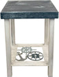 Furniture Barn USA Cottage, and Weathered Navy Square End Table by FurnitureBarnUSA
