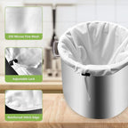Brew Bags, 2pcs Brew In A Bag, Reusable Wine Straining Bag for Homebrewing, Fine Mesh Bag for Boiling, Durable Small Polyester Strainer Bag, 2 Pack of 16 X 18