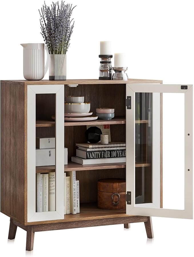 BELLEZE Set of 2 Sideboard 31 Inch Buffet Cabinet - Image 7