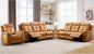 ANJ 3-Piece Faux Leather Power Recliner Sofa Set by ANJ