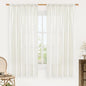 Natural Linen 63 Inch Length Curtains by LAMIT