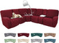 100% Waterproof Sectional Recliner Couch Covers by ROFASVCO