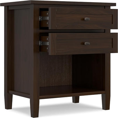 SIMPLIHOME Warm Shaker Nightstand - Image 4