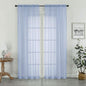 Sheer Curtains 84 inches Long 2 Panels Set by OWENIE