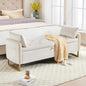 65" End of Bed Storage Bench, Velvet Storage Bench by HOMYKA