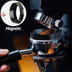 Espresso Accessories Kit, 51mm Tamper, Coffee Tamper Set, Silver 51mm Stainless Steel Espresso Tamper, Dosing Funnel, Tampers Mat, WDT Tools and Puck Screen Set Fit 51mm Portafilters