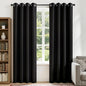 Joydeco Blackout Curtains 90 Inches Long, Room Darkening Grommet Drapes by JOYDECO