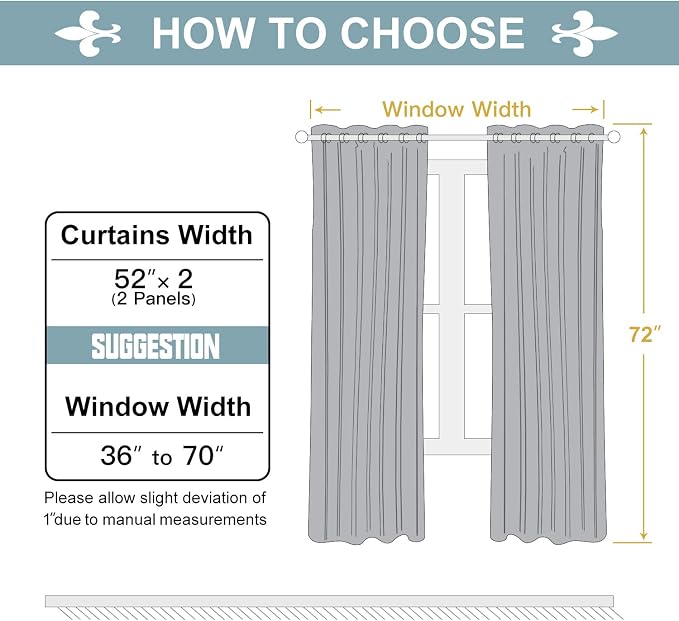 ChrisDowa White 100% Blackout Curtains - Image 7