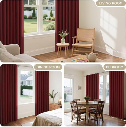 Joydeco 90 Inch Blackout Curtains - Image 7