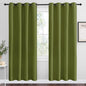 NICETOWN Olive Green Blackout Curtains 78 inches Length by NICETOWN