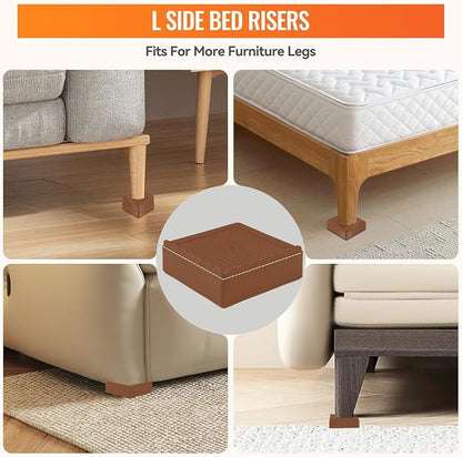 shouwuhho Furniture Risers, 8 Pack Bed Risers - Image 4