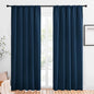NICETOWN Window Curtains Blackout Drapes, Moroccan Blue, 1 Pair, 52 by 84-Inch by NICETOWN