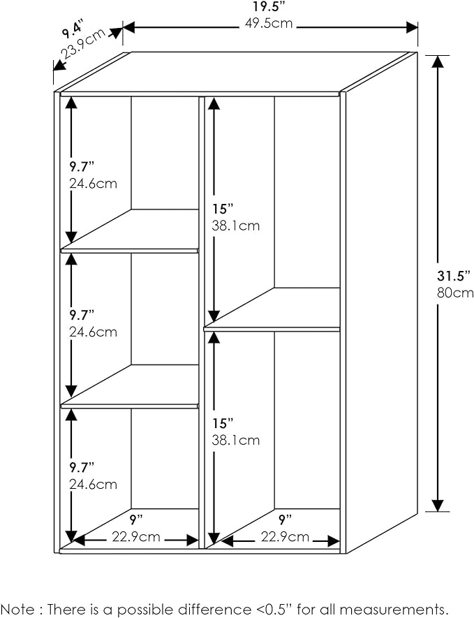 Furinno Luder 5-Cube No Tool Assembly Open Shelf - Image 3