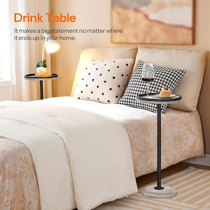 HOOBRO Small Round Side Tables, Drink Tables, Coffee Martini Tables - Image 4