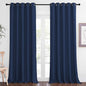 NICETOWN Blackout Navy Blue Curtain 102 inches Long, Grommet Thermal Insulated by NICETOWN