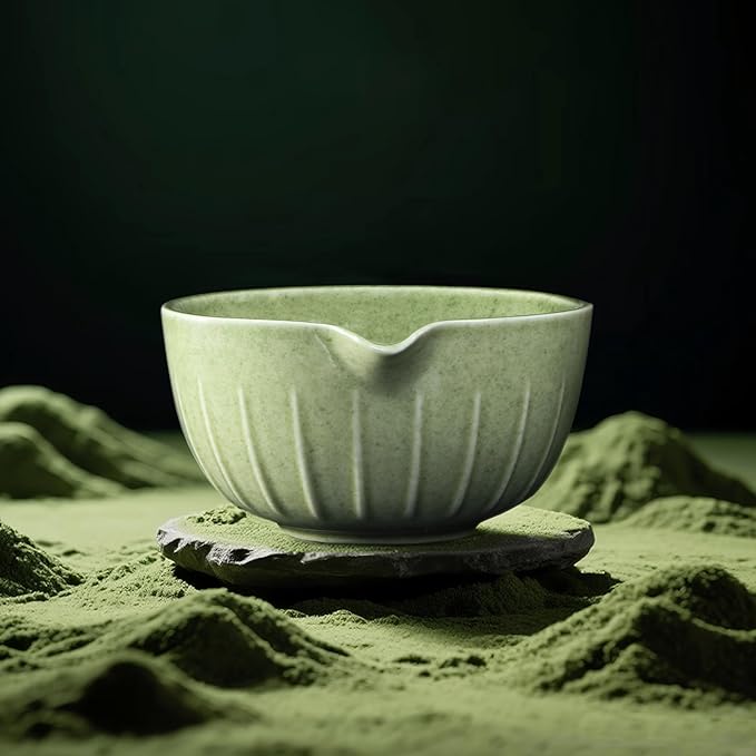 7 Pieces Matcha Whisk Set - Ceramic Matcha Kit with Bowl, Whisk, Holder, Bamboo Scoop, Rest, Sifter, and Tea Towel – Elegant Matcha Gift Set for Women