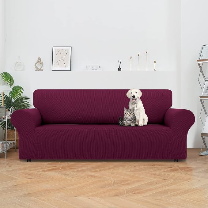 LURKA Stretch Sofa Slipcovers 1 Piece Couch Covers - Image 2