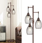 Torondo Dimmable Farmhouse Industrial Floor Lamp, Matte Brown Tree Standing by Torondo