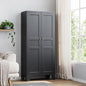 Yizosh Metal Pantry Cabinet, Tall Kitchen Pantry Storage Cabinet by Yizosh