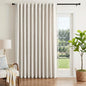 INOVADAY Extra Wide 100% Blackout Linen Curtains by INOVADAY