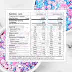 Edible Pink Sprinkles for Cake Decoration, Flower Sprinkles, Pearl Sprinkle, Pink Confetti Sprinkles for Valentines Cake Decoration, Cupcake, Ice Cream, Macaron(120g/4.23oz)