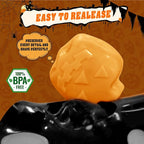 Halloween Silicone Molds Set 19 Shapes Large Baking Molds Pack of 4 Including Pumpkin Skull Ghost Bat Hat Spider Web House Molds, 3D Spooky Homemade Soap Candle Ice Pan Muffin Cupcake Moulds Oven Safe