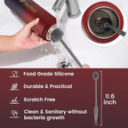 Lexlion 22 Oz Fruit Infuser Water Bottle - Triple Walled Insulated Stainless Steel, Thermal Leaf Infuser, Silicone Sleeve, 3 Leakproof Lids, Metal Mug Gallon