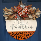 Fall Stencils for Painting on Wood Thanksgiving Stencils Autumn Hello Pumpkin Happy Harvest Stencil for Door Mats Fabrics Porch Hanger Decor