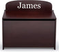 Delta Children Personalized MySize Deluxe Toy Box, Dark Chocolate by DeltaChildren