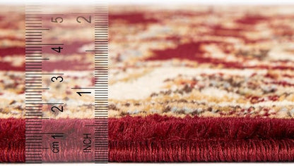 Rugs.com Aditi Collection Rug – 4x6 Oval Red Medium-Pile Rug Perfect - Image 10
