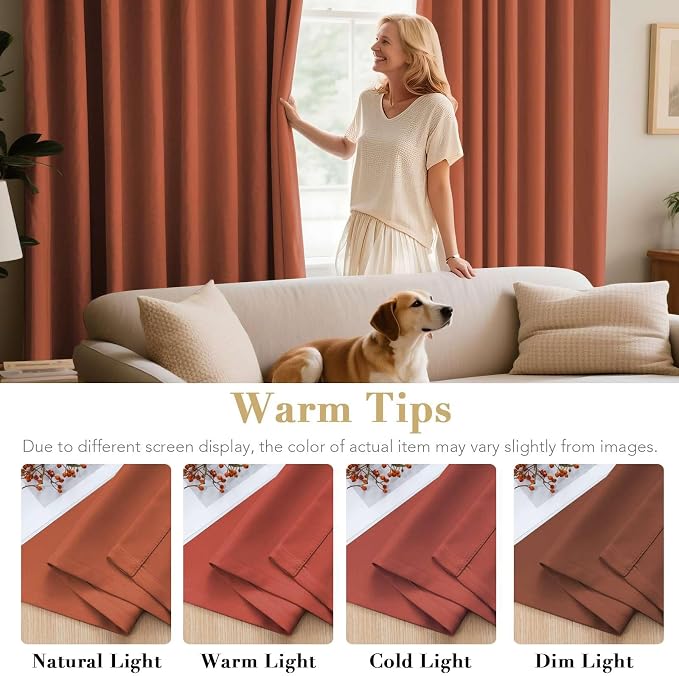 H.VERSAILTEX Thermal Insulated Blackout Window Panels Microfiber - Image 5