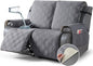 TAOCOCO 100% Waterproof Loveseat Recliner Cover, Non Slip Split Loveseat Covers by TAOCOCO