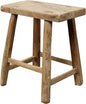 Artissance Rustic Wooden Stool – Handmade Reclaimed Wood Stool, Vintage by Unknown