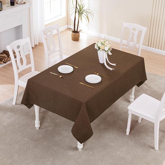 BALCONY & FALCON Rectangle Tablecloth 47" x 63" Washable Wrinkle Resistant and - Image 5