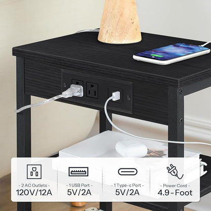 HOOBRO Side Tables Set of 2 - Image 4