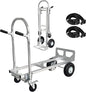 Silver Convertible Hand Truck Dolly Cart by NEBICALS