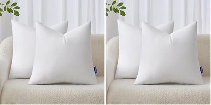 MIULEE 18x18 Inches Pillow Inserts Pack of 4, Decorative Throw Pillow Inserts by MIULEE