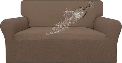 Easy-Going 100% Waterproof Loveseat Couch Cover Stretch Jacquard Sofa Cover | by Easy-Going
