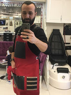Unisex Chef Apron for Men & Women | Waterproof, Cross Back, Cotton Canvas with Pockets for Kitchen, BBQ, Hairdresser