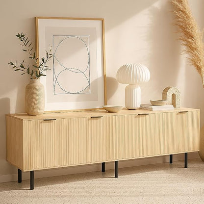 TV Stand for 80 Inch TV, Entertainment Center - Image 2