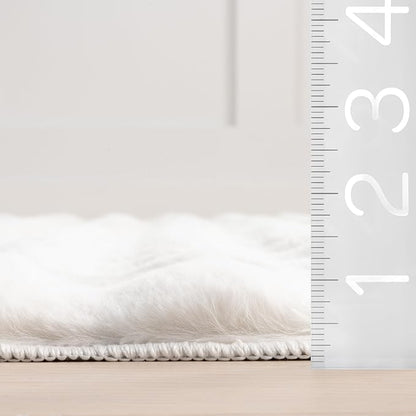nuLOOM Jeni Off White Checkered Washable Area Rug, Off White - Image 2
