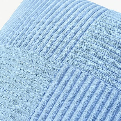 MIULEE Light Blue Decorative Throw Pillow Covers - Image 2