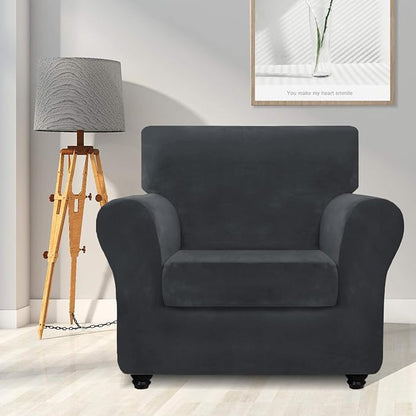 ZNSAYOTX Luxury Velvet Chair Slipcovers - Image 2