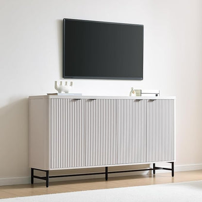 Fatmok 65" Large Sideboard Buffet Cabinet - Image 7