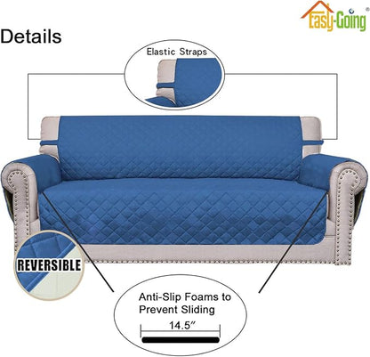 Easy-Going Reversible Couch Cover, Small Chair, Water Resistant Furniture Mat - Image 3