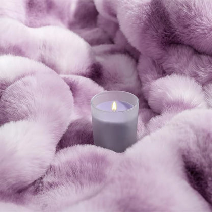 Luxury 1000GSM Faux Rabbit Fur Throw Blanket - Image 8
