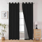 Joydeco Blackout Curtains 108 Inches Long, Grommet Total Room Darkening Drapes by JOYDECO